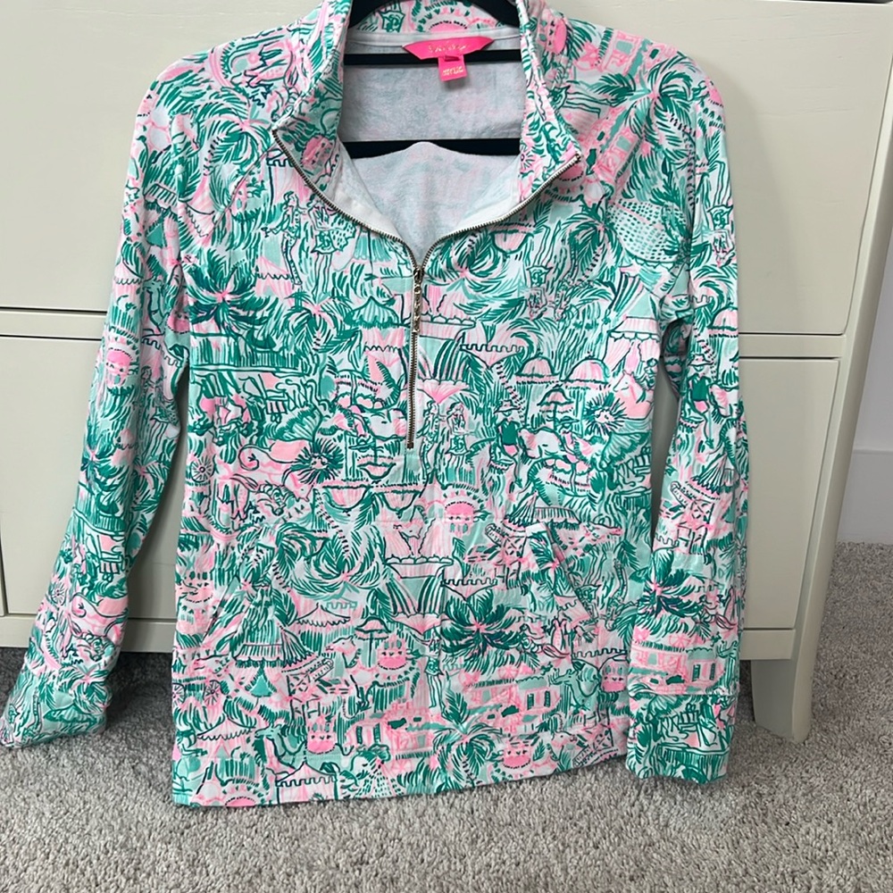 Lilly Pulitzer toile popover small